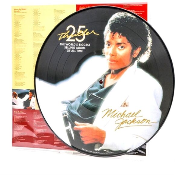 Michael Jackson 25th Anniversary Limited Edition Thriller Vinyl Record